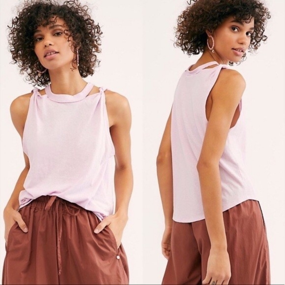 FP Twist Tie Blouse M